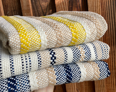 WOVI new couverture bébé laine tissée main / hand woven wool baby blanket