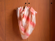 WOTO grande écharpe carrée laine douce tissée