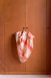 WOTO grande écharpe carrée laine douce tissée