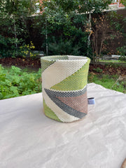 Corbeille-vase tissée main / handwoven basket