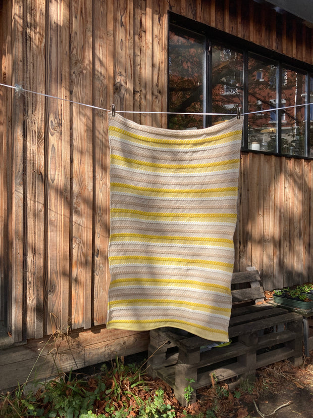 WOVI new couverture bébé laine tissée main / hand woven wool baby blanket