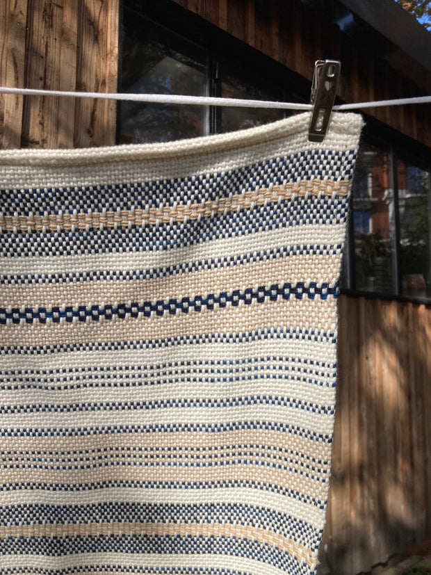WOVI new couverture bébé laine tissée main / hand woven wool baby blanket
