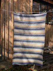 WOVI new couverture bébé laine tissée main / hand woven wool baby blanket