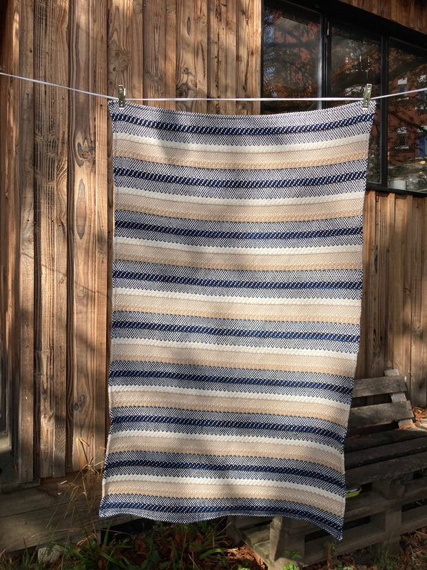 WOVI new couverture bébé laine tissée main / hand woven wool baby blanket