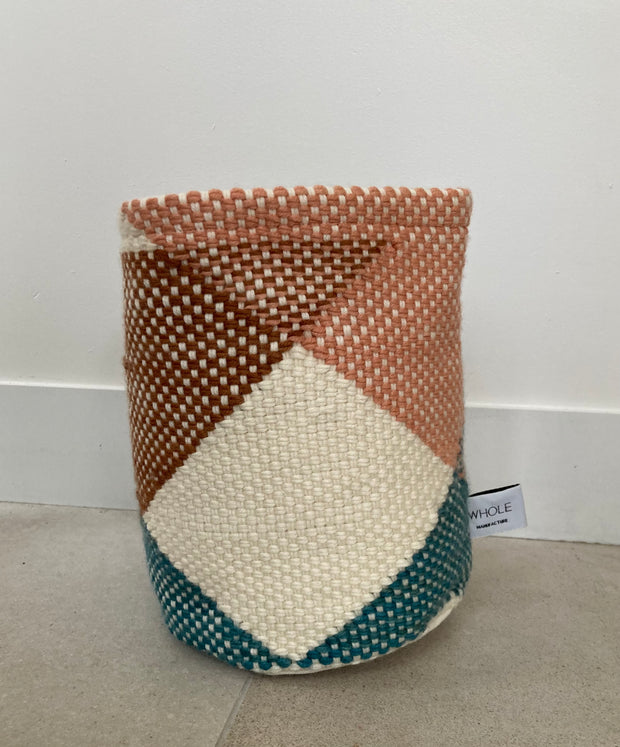 Corbeille-vase tissée main / handwoven basket