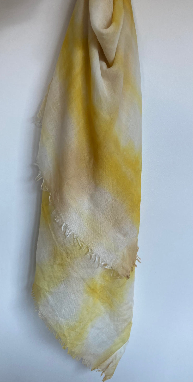 WOTO grande écharpe carrée laine douce tissée