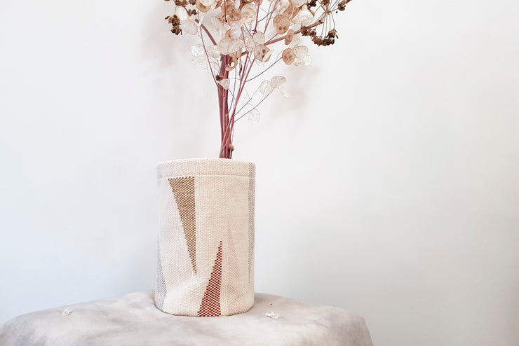 Corbeille-vase tissée main / handwoven basket