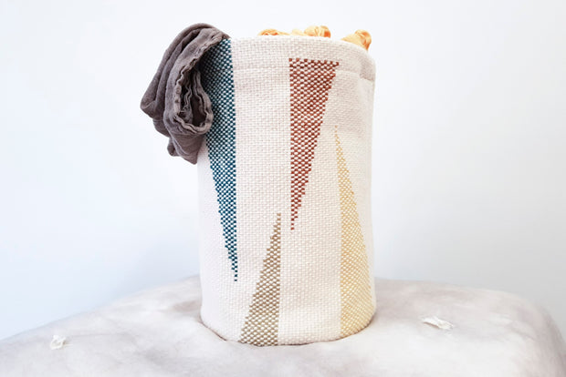 Corbeille-vase tissée main / handwoven basket