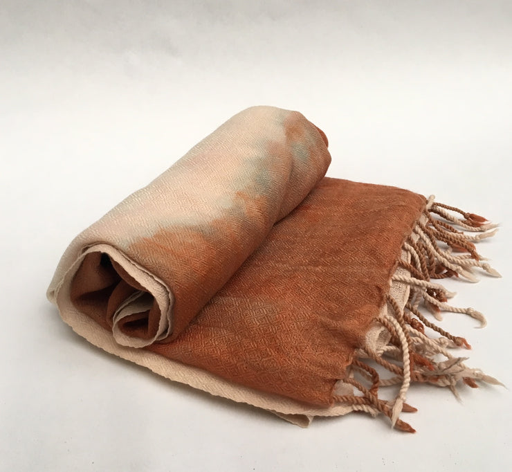 WATO grand foulard laine douce tissée