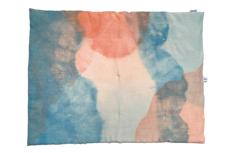 MINI WAWA WATERCOLOR / Edredon bébé motif aquarelle ou tapis / Baby watercolor pattern duvet